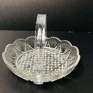 Studio Crystal By Studio Silversmiths Crystal Basket New In Box